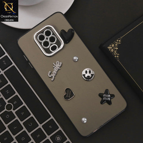 Xiaomi Redmi Note 9 Pro Cover - Black - 3D Smile Cartoon Matte Shinny Case With Camera Protection Soft Border Case
