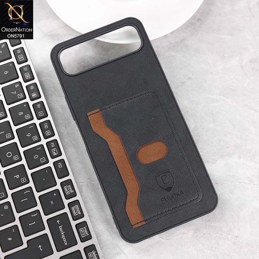 Infinix Smart 10 Plus Cover - Blue - New Premium Soft Tpu Leather Textured Case With Card Holder