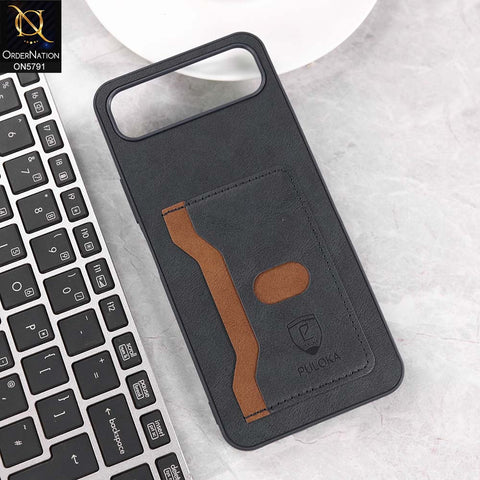 Infinix Smart 10 Plus Cover - Blue - New Premium Soft Tpu Leather Textured Case With Card Holder