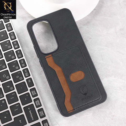 Tecno Spark 40 Pro Plus Cover - Blue - New Premium Soft Tpu Leather Textured Case With Card Holder