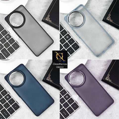 Vivo V30e Cover - Purple - Trendy Color Translucent Shiny Camera Ring Soft Borders Protective Case
