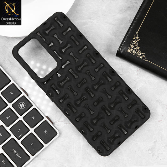 Samsung Galaxy A15 4G Cover - Black - New Breathable Hollow Heat Dissipation Soft Protective Case