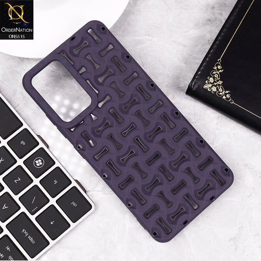 Samsung Galaxy A15 4G Cover - Purple - New Breathable Hollow Heat Dissipation Soft Protective Case