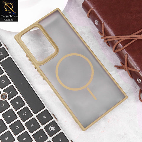 Samsung Galaxy Note 20 Ultra Cover - Desert - New Premium Semi Transparent Magsafe Style Print Case (Magsafe Dose Not Work)