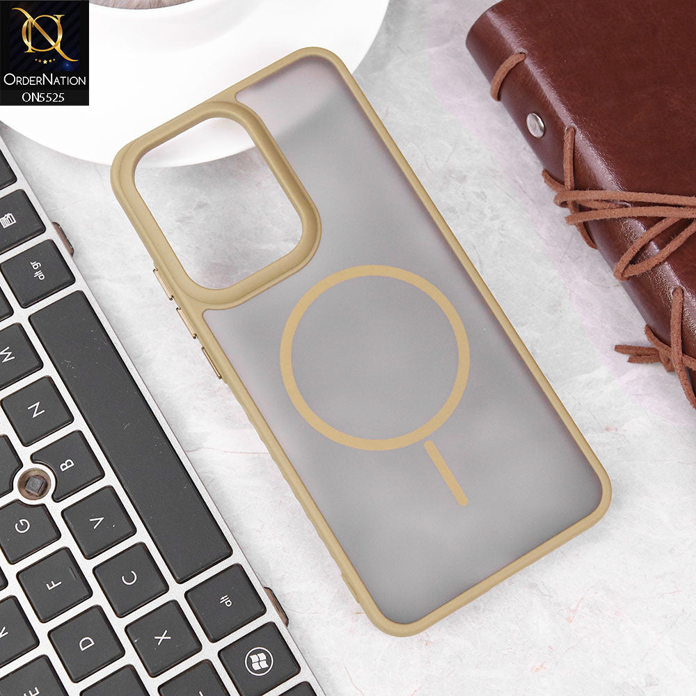 Oppo Reno 13 Pro Cover - Desert - New Premium Semi Transparent Magsafe Style Print Case (Magsafe Dose Not Work)