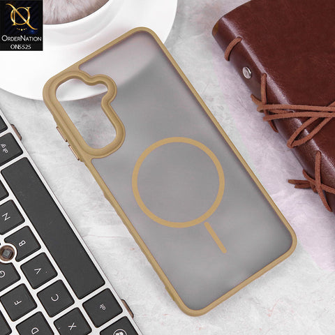 Samsung Galaxy S25 Cover - Desert - New Premium Semi Transparent Magsafe Style Print Case (Magsafe Dose Not Work)