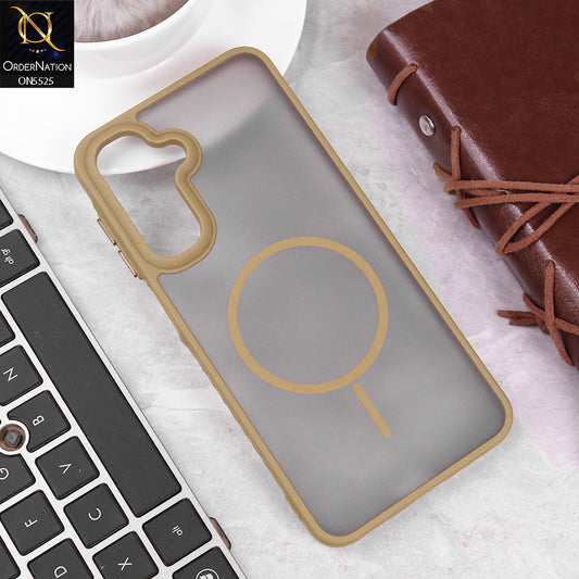 Samsung Galaxy A54 5G Cover - Desert - New Premium Semi Transparent Magsafe Case