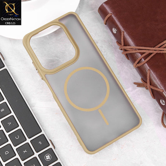 Infinix Smart 9 HD Cover - Desert - New Premium Semi Transparent Magsafe Case