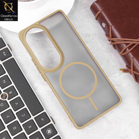 Vivo V40 Cover - Desert - New Premium Semi Transparent Magsafe Style Print Case (Magsafe Dose Not Work)