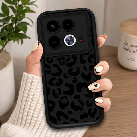 Infinix Note 40 - Black - Classic Leopard Print - ONation Step Up Series - HQ Liquid Silicone Soft Case