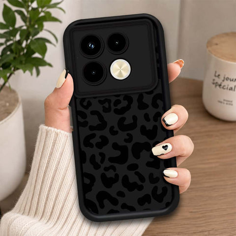 Infinix Note 40 Pro Plus - Black - Classic Leopard Print - ONation Step Up Series - HQ Liquid Silicone Soft Case