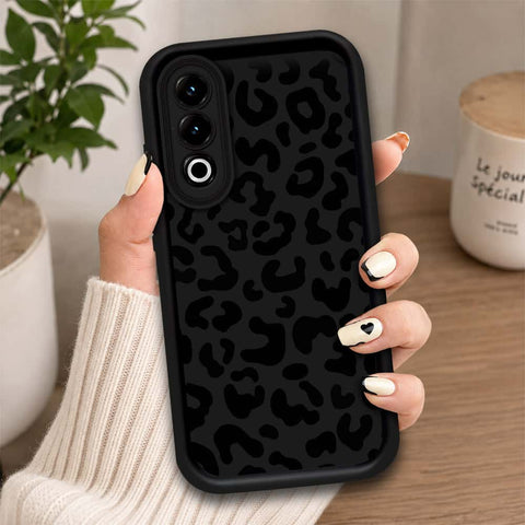 itel S25 - Black - Classic Leopard Print - ONation Step Up Series - HQ Liquid Silicone Soft Case