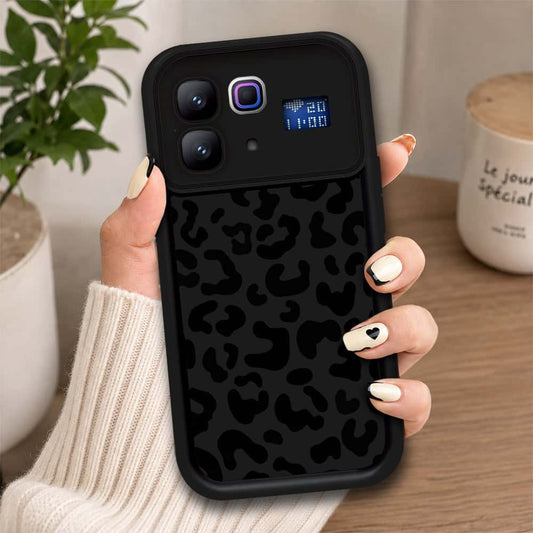 Infinix Note 60 Pro - Black - Classic Leopard Print - ONation Step Up Series - HQ Liquid Silicone Soft Case