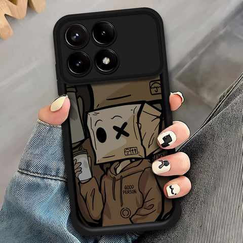 Xiaomi Redmi K70 Pro - Black - D1 - ONation Step Up Series - HQ Liquid Silicone Soft Case