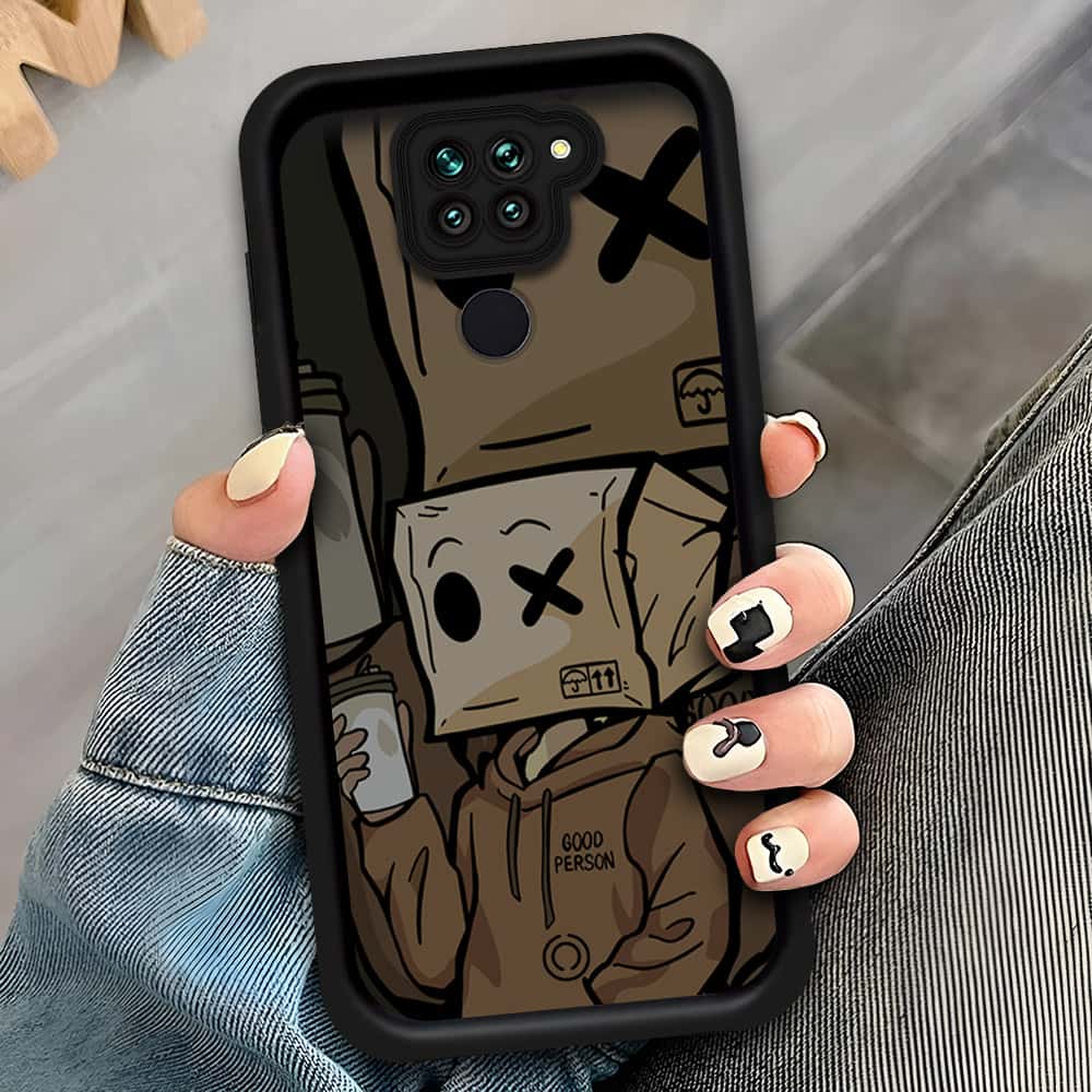 Xiaomi Redmi Note 10X 4G - Black - D1 - ONation Step Up Series - HQ Liquid Silicone Soft Case