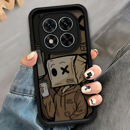 Xiaomi Redmi Note 14 Pro 4G - Black - D1 - ONation Step Up Series - HQ Liquid Silicone Soft Case