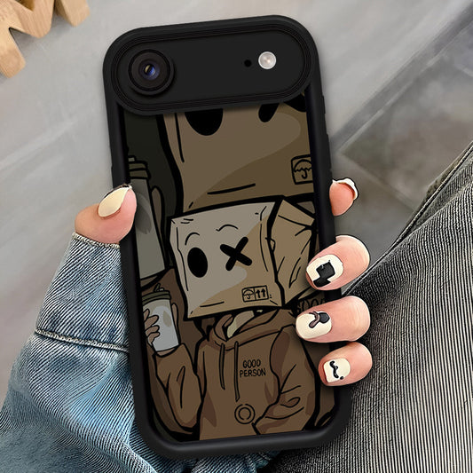 iPhone 17 Air - Black - D1 - ONation Step Up Series - HQ Liquid Silicone Soft Case