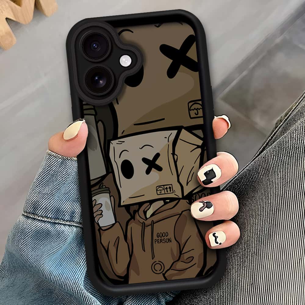 iPhone 16 - Black - D1 - ONation Step Up Series - HQ Liquid Silicone Soft Case