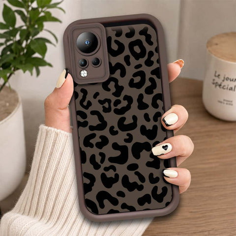 Infinix Note 11 - Brown - Classic Leopard Print - ONation Step Up Series - HQ Liquid Silicone Soft Case