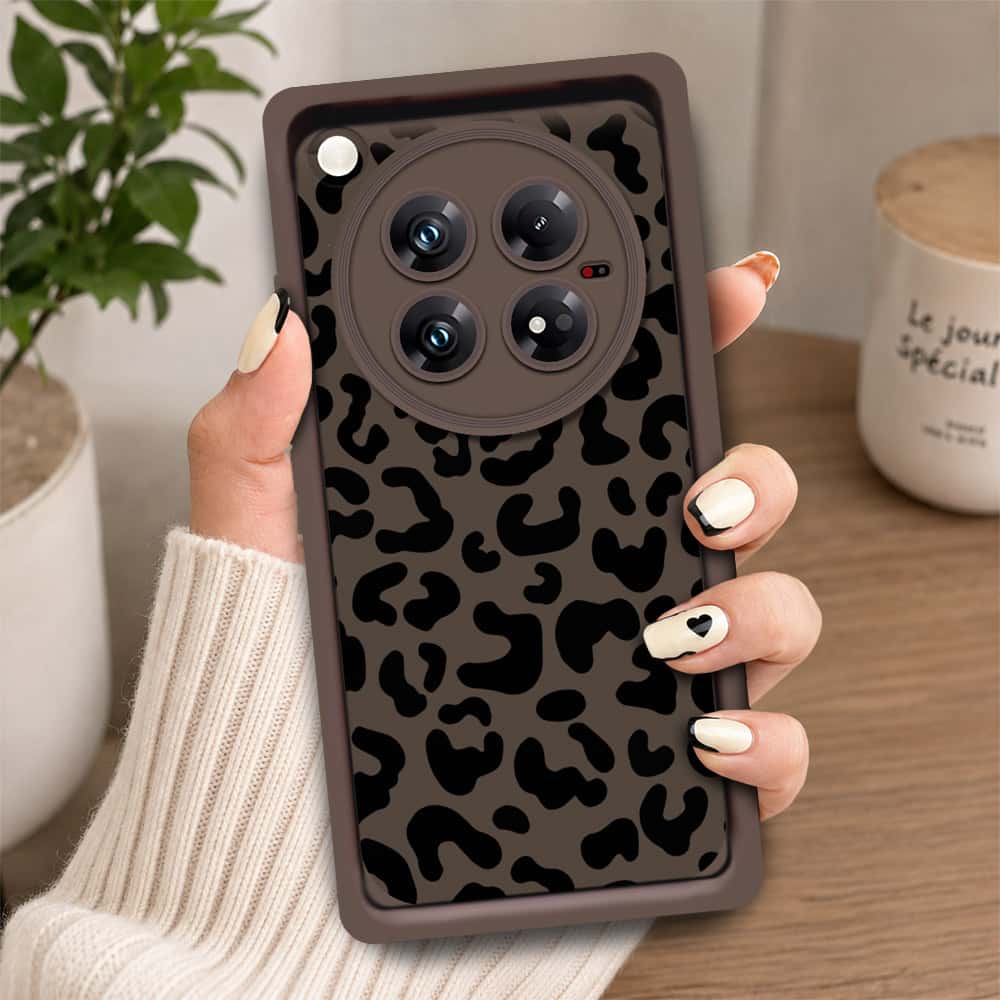 Infinix Zero 40 - Brown - Classic Leopard Print - ONation Step Up Series - HQ Liquid Silicone Soft Case