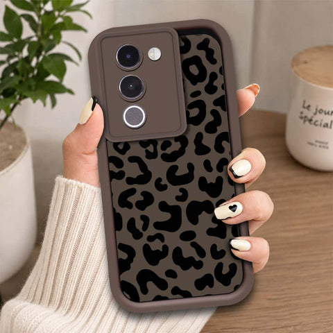Vivo V29e - Brown - Classic Leopard Print - ONation Step Up Series - HQ Liquid Silicone Soft Case