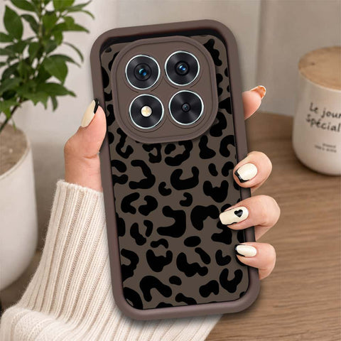 Xiaomi Redmi Note 14 Pro 4G - Brown - Classic Leopard Print - ONation Step Up Series - HQ Liquid Silicone Soft Case