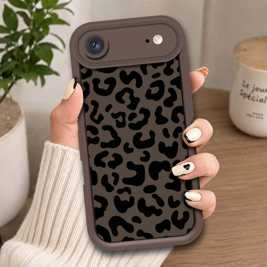iPhone 17 Air - Brown - Classic Leopard Print - ONation Step Up Series - HQ Liquid Silicone Soft Case