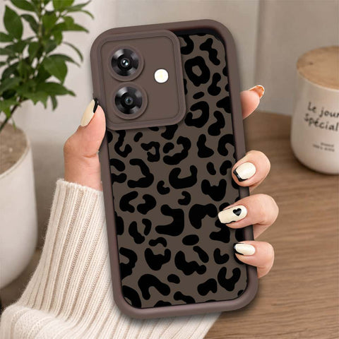 Realme Narzo N61 - Brown - Classic Leopard Print - ONation Step Up Series - HQ Liquid Silicone Soft Case