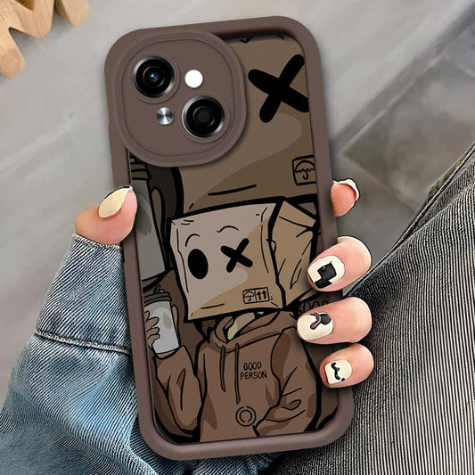 Tecno Spark Go 1 - Brown - D2 - ONation Step Up Series - HQ Liquid Silicone Soft Case