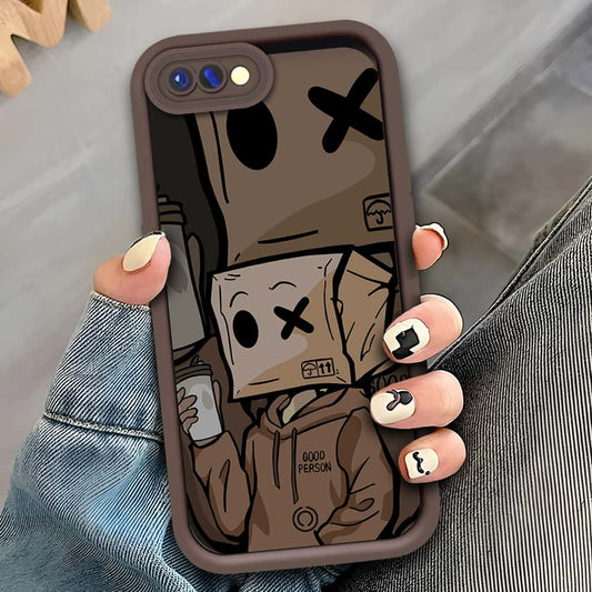Realme C1 - Brown - D2 - ONation Step Up Series - HQ Liquid Silicone Soft Case
