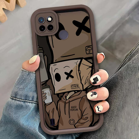 Realme C25Y - Brown - D2 - ONation Step Up Series - HQ Liquid Silicone Soft Case