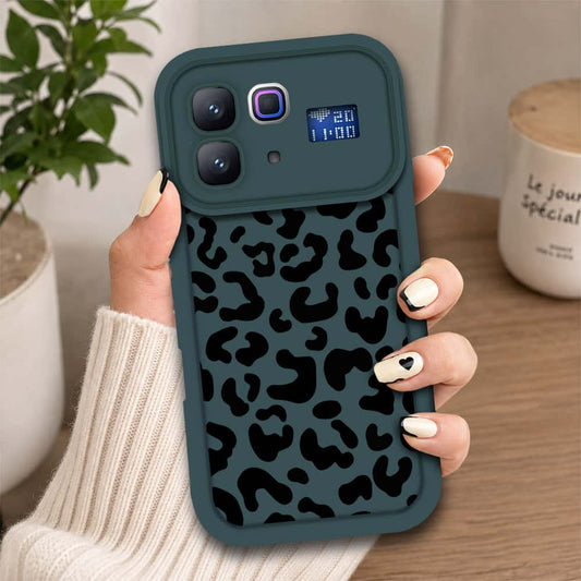 Infinix Note 60 Pro  - Dark Green - Classic Leopard Print - ONation Step Up Series - HQ Liquid Silicone Soft Case