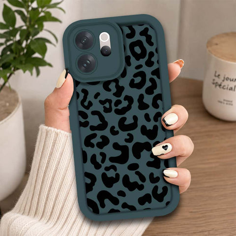 Vivo S50  - Dark Green - Classic Leopard Print - ONation Step Up Series - HQ Liquid Silicone Soft Case