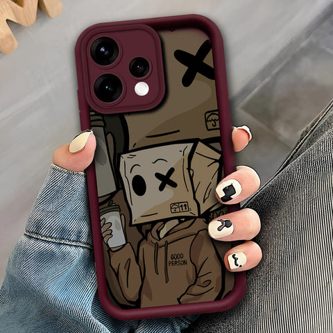 Oppo Reno 15 - Maroon - D3 - ONation Step Up Series - HQ Liquid Silicone Soft Case