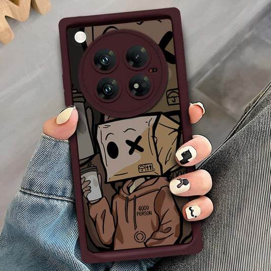 Infinix Zero 40 - Maroon - D3 - ONation Step Up Series - HQ Liquid Silicone Soft Case