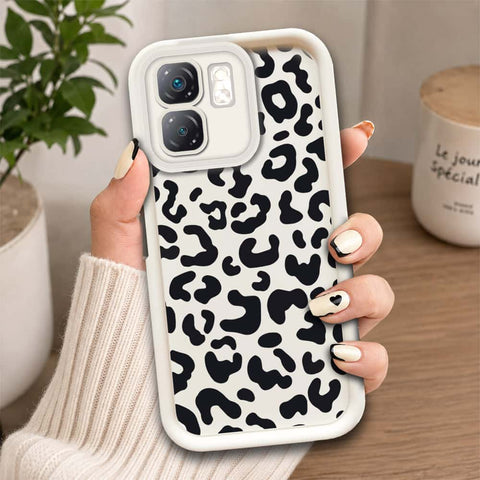 Infinix Smart 9  - Offwhite - Classic Leopard Print - ONation Step Up Series - HQ Liquid Silicone Soft Case