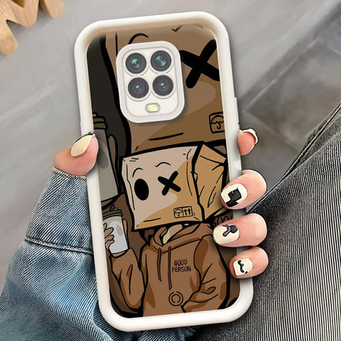 Xiaomi Redmi Note 9 Pro  - Offwhite - D4 - ONation Step Up Series - HQ Liquid Silicone Soft Case