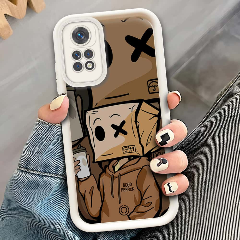 Xiaomi Redmi Note 11 Pro  - Offwhite - D4 - ONation Step Up Series - HQ Liquid Silicone Soft Case