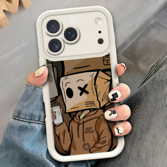 iPhone 17 Pro  - Offwhite - D4 - ONation Step Up Series - HQ Liquid Silicone Soft Case