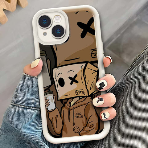 iPhone 13  - Offwhite - D4 - ONation Step Up Series - HQ Liquid Silicone Soft Case