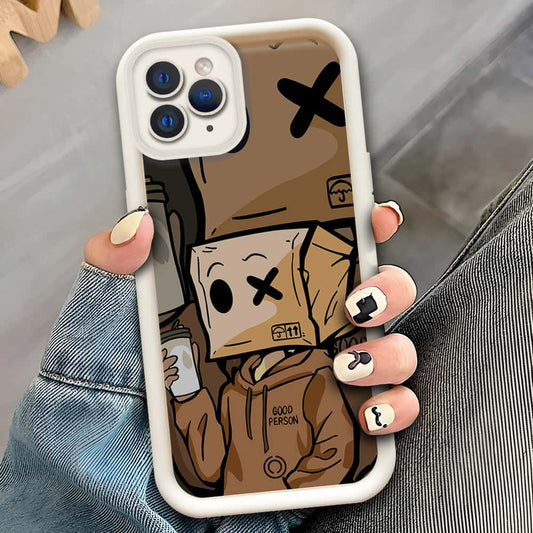 iPhone 11 Pro Max  - Offwhite - D4 - ONation Step Up Series - HQ Liquid Silicone Soft Case