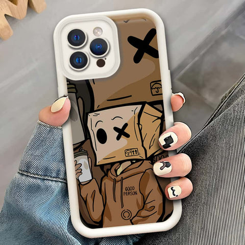 iPhone 11 Pro  - Offwhite - D4 - ONation Step Up Series - HQ Liquid Silicone Soft Case