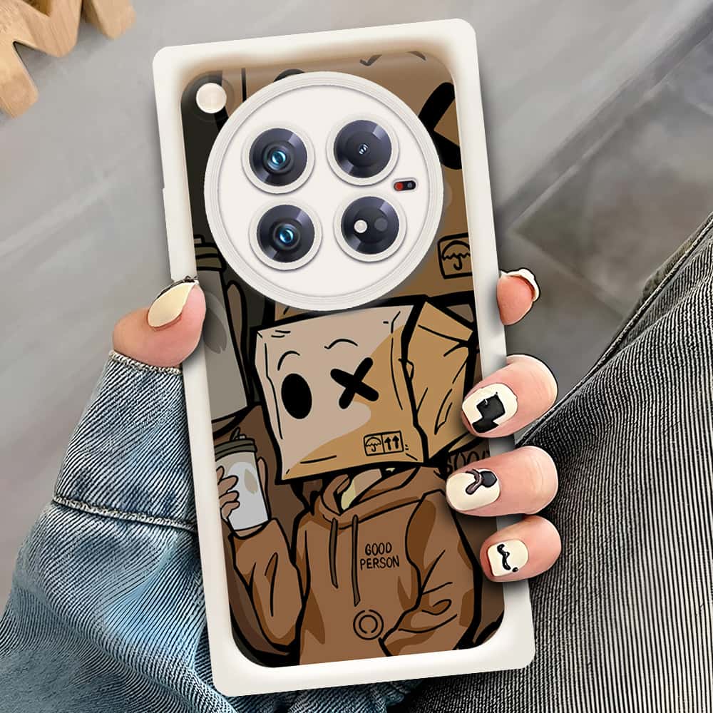 Infinix Zero 40  - Offwhite - D4 - ONation Step Up Series - HQ Liquid Silicone Soft Case