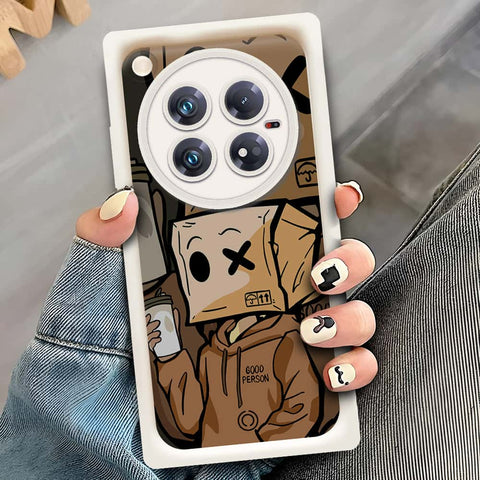 Infinix Zero 40  - Offwhite - D4 - ONation Step Up Series - HQ Liquid Silicone Soft Case