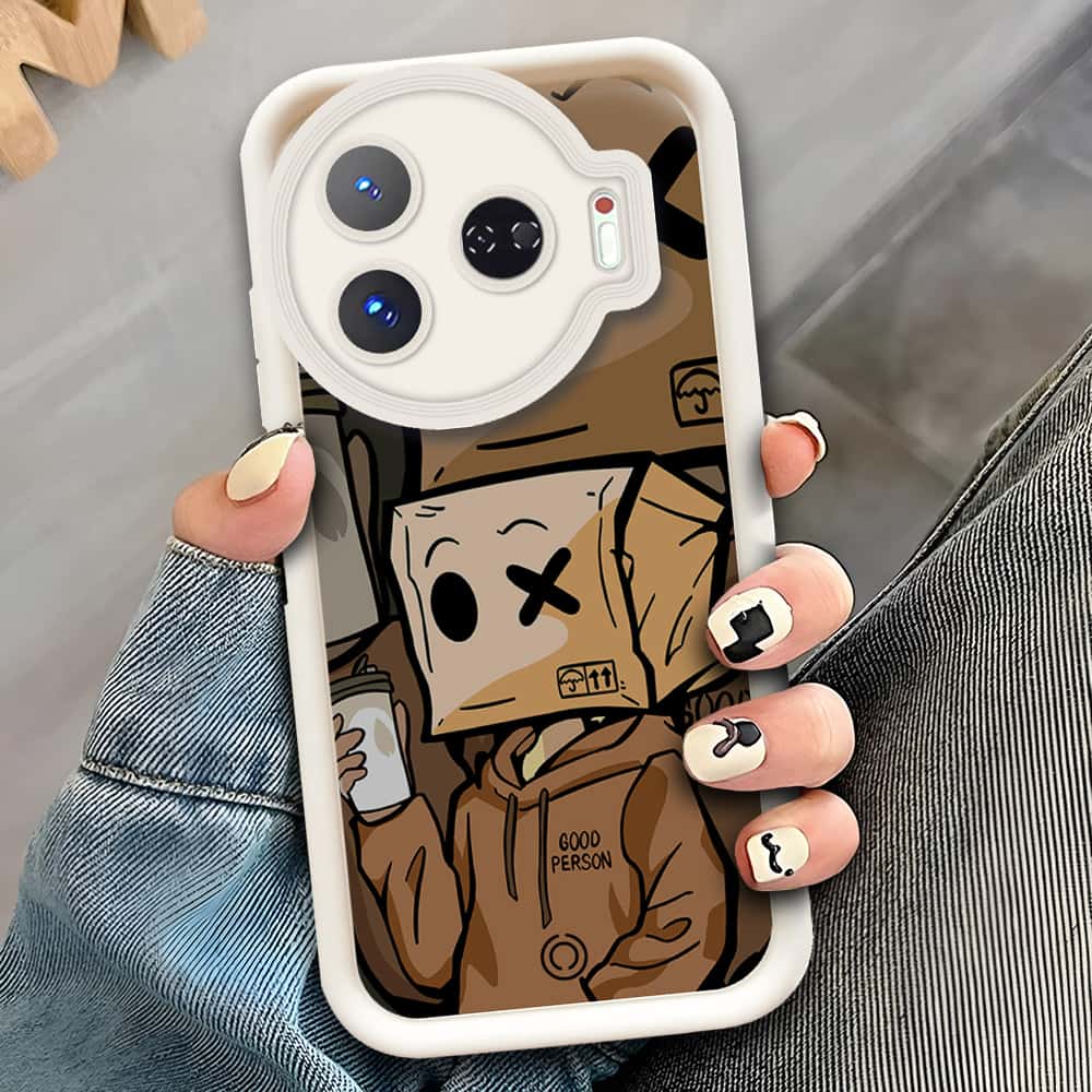 Tecno Camon 30 Pro 5G - Offwhite - D4 - ONation Step Up Series - HQ Liquid Silicone Soft Case