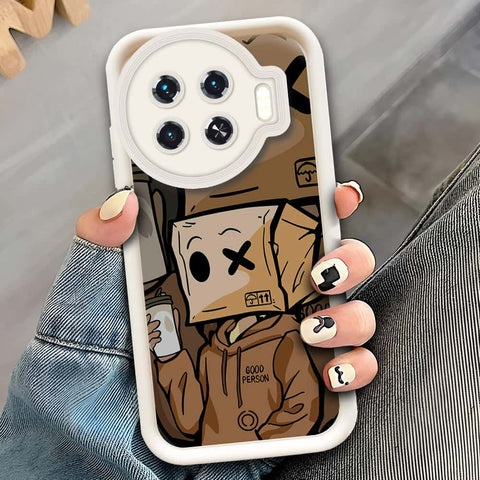 Tecno Spark 20 Pro Plus  - Offwhite - D4 - ONation Step Up Series - HQ Liquid Silicone Soft Case