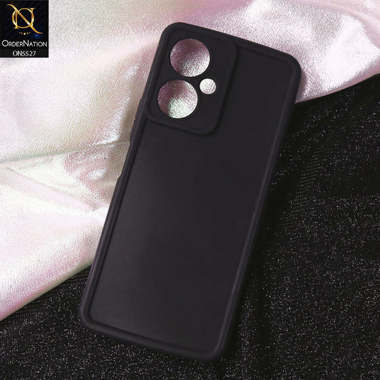 Tecno Camon 19 Cover - Black - Soft Silicone Case With Round Bumper Matte TPU Shockproof Cover