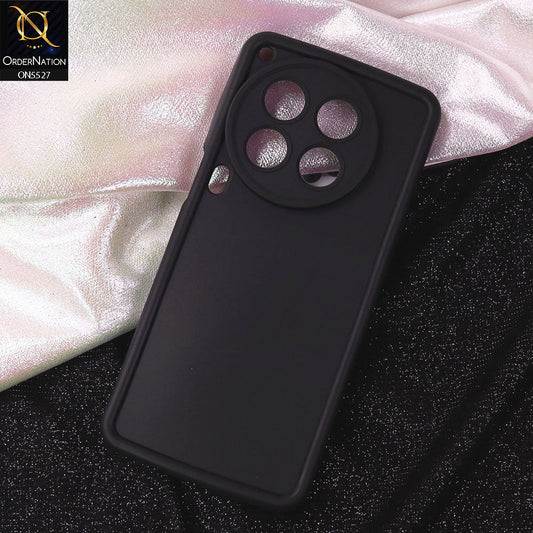 Tecno Camon 30 Premier 5G Cover - Black - Soft Silicone Case With Round Bumper Matte TPU Shockproof Cover