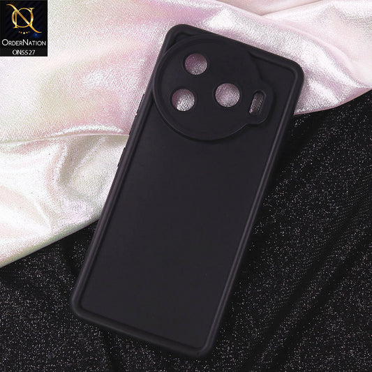 Tecno Camon 30 Pro 5G Cover - Black - Soft Silicone Case With Round Bumper Matte TPU Shockproof Cover