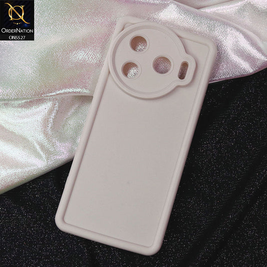 Tecno Camon 30 Pro 5G Cover - Off White -Soft Silicone Case With Round Bumper Matte TPU Shockproof Cover